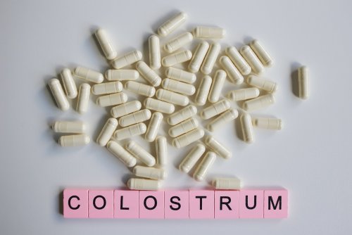 kapsulky obsahujuce kolostrum