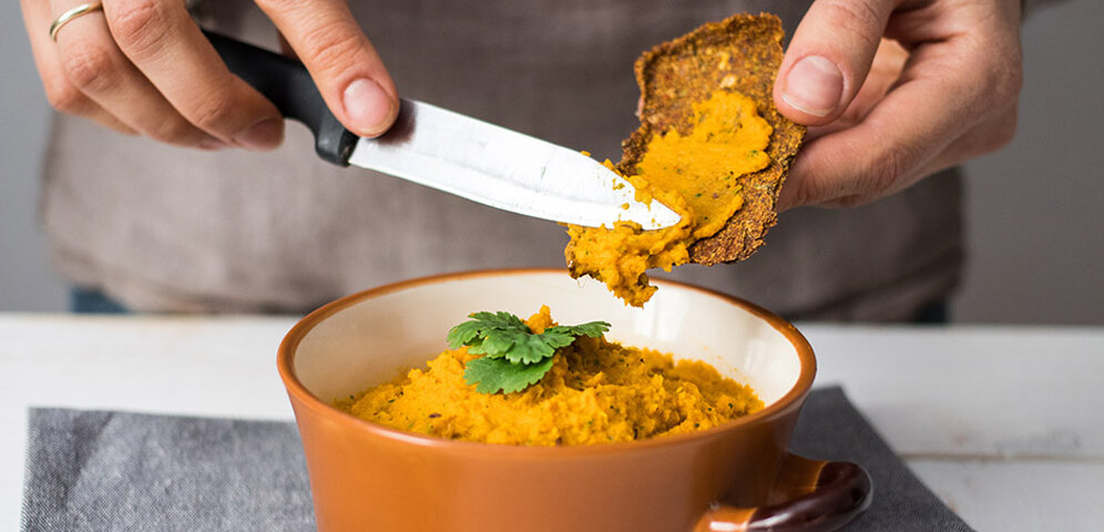 Mrkvová pomazánka (Carrot spread) s proteinem