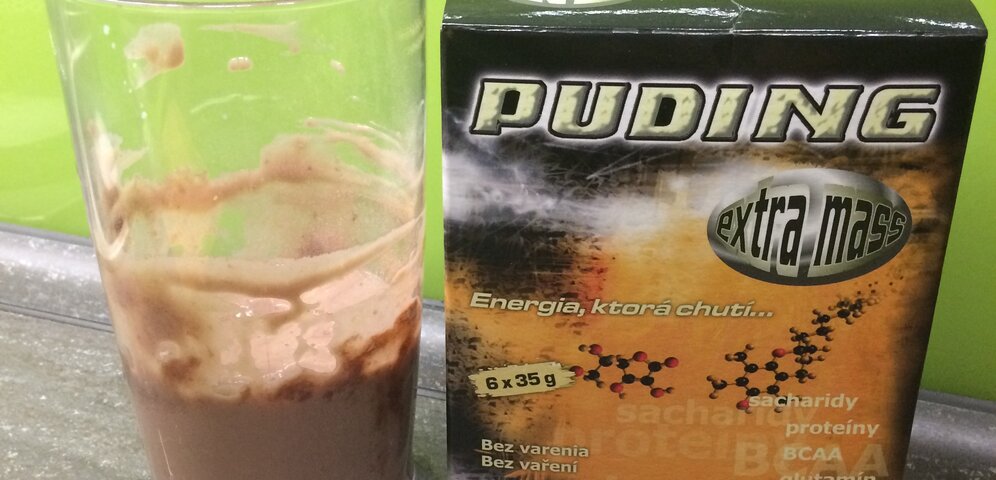 Extra Mass Puding - lehké, dobře stravitelné jídlo, které je zároveň nutričně hodnotné a vyvážené