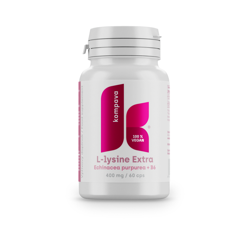 Kompava L-lysin Extra 400 mg/60 kps