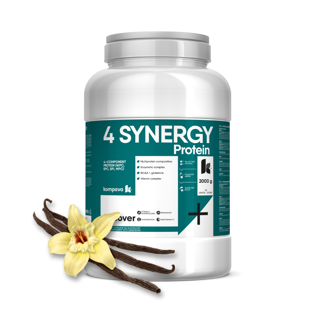 Kompava 4 SYNERGY Protein 2000 g/66 dávek, vanilka