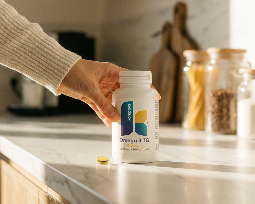 Omega 3 TG Premium je vhodný pro sportovce, manažery, studenty i seniory – KOMPAVA
